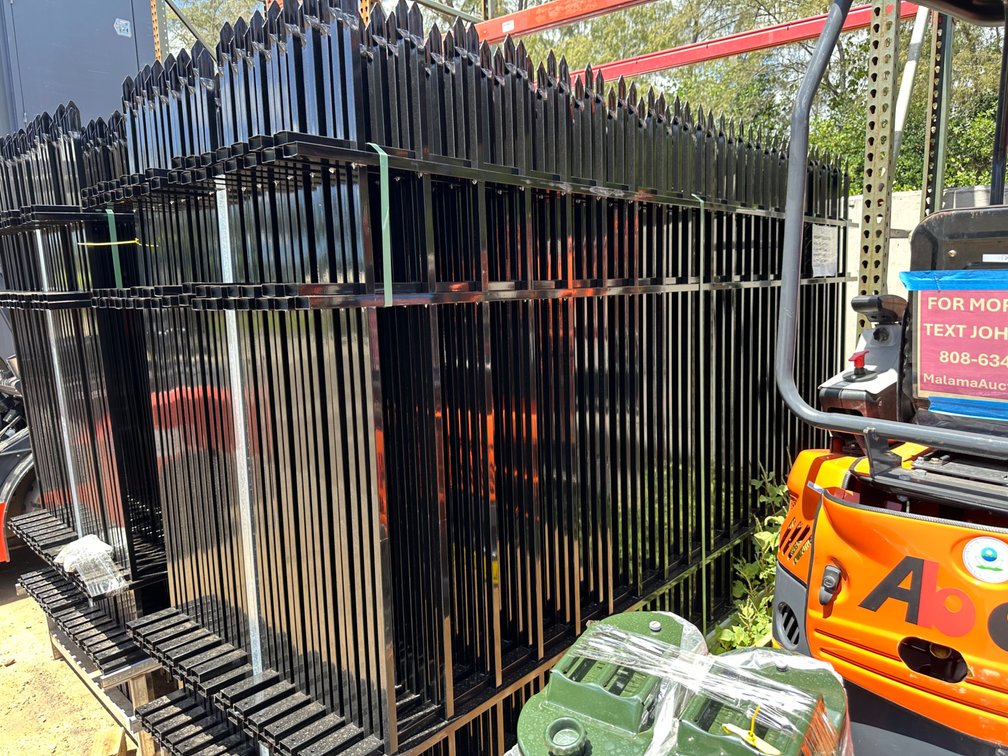 (X's 30) 10ft Wrought Iron Fence Panels – 300 Ft Total