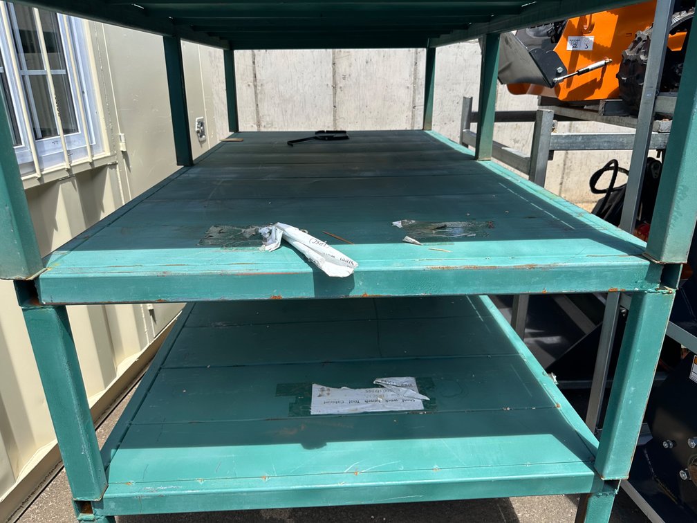 Steel Work Bench – Heavy-Duty 89"W x 47"L x 20"H Industrial Table 
