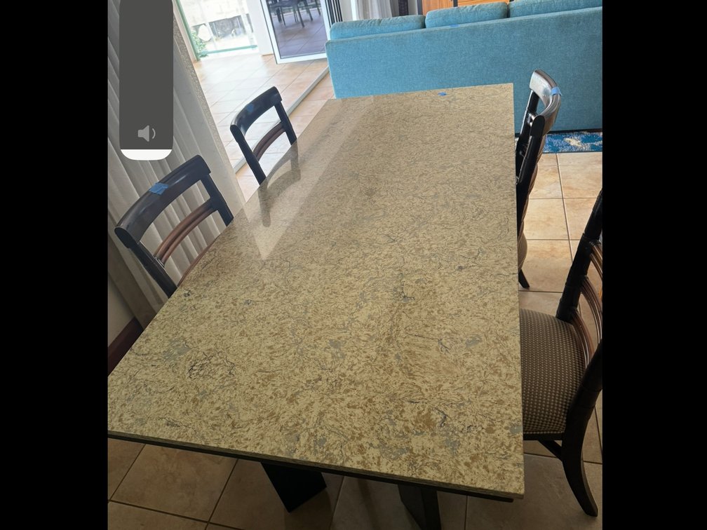 Dining or conferrence 9’ granite table