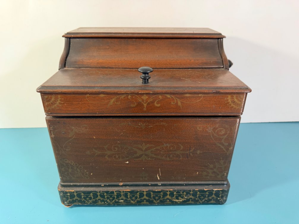 Antique “Melodia” Mechanical Organette Music Box Circa 1880s