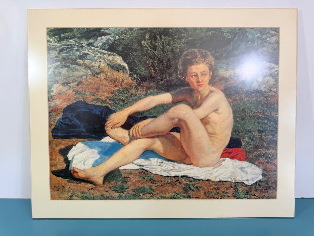 Decorative Print After a Classical Figure Study
