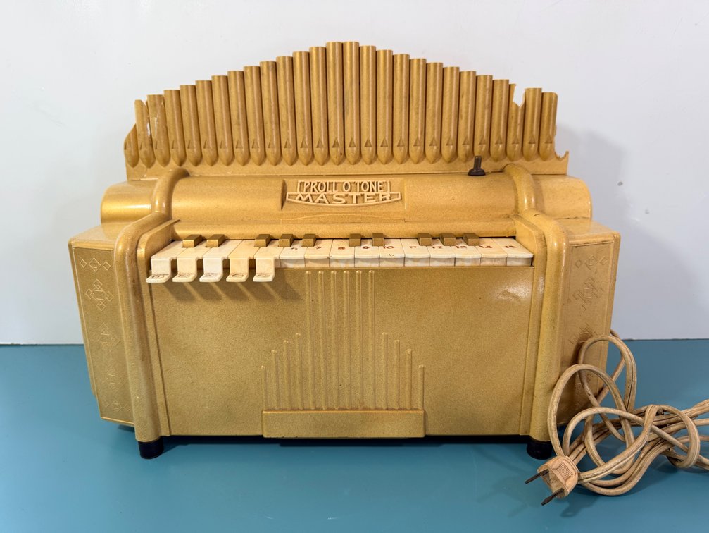Vintage Proll “Roll-O-Tone Master” Toy Electric Organ