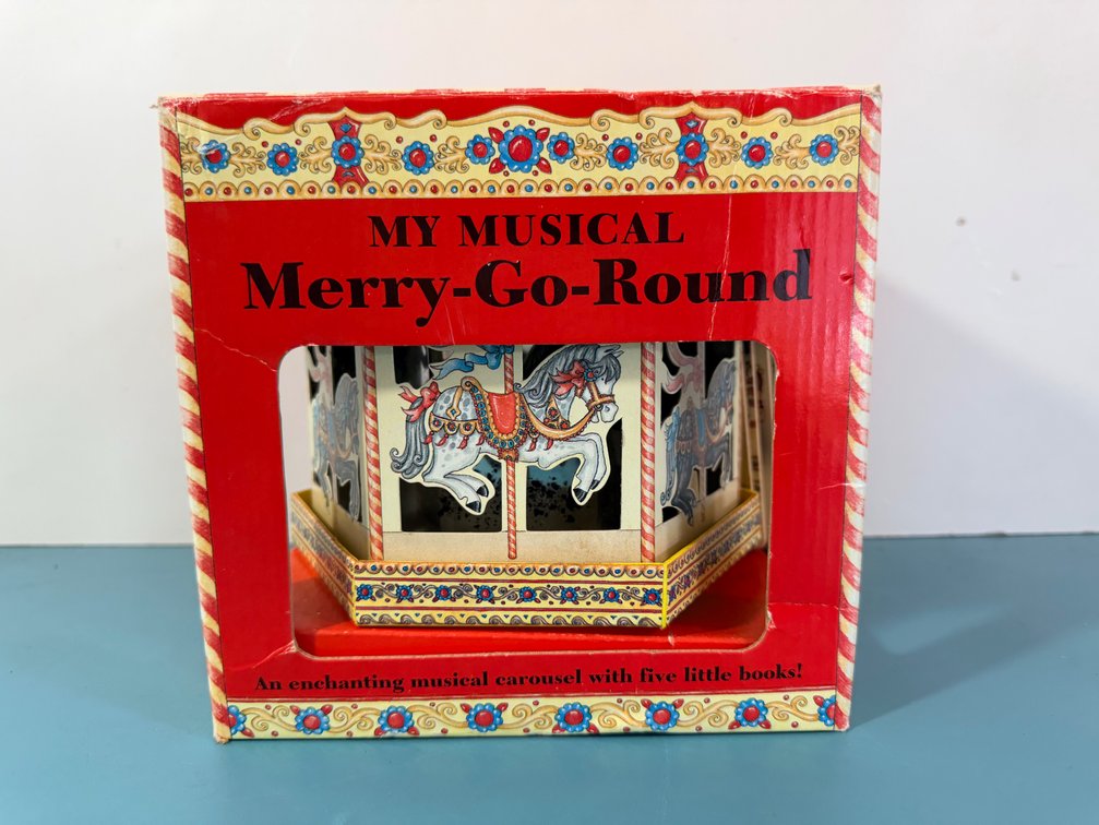 “My Musical Merry-Go-Round” Carousel Music Box with Storybook (Fran Thatcher)