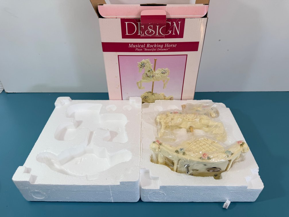 Design Musical Rocking Horse Music Box (New in Box)