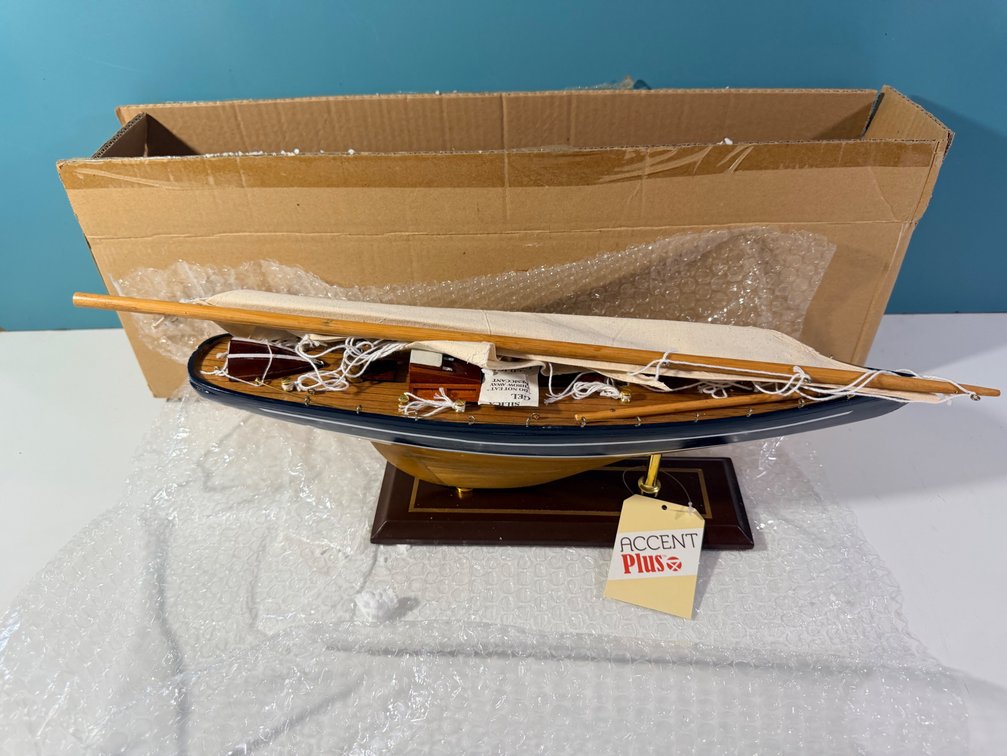 Accent Plus Decorative Model Sailboat