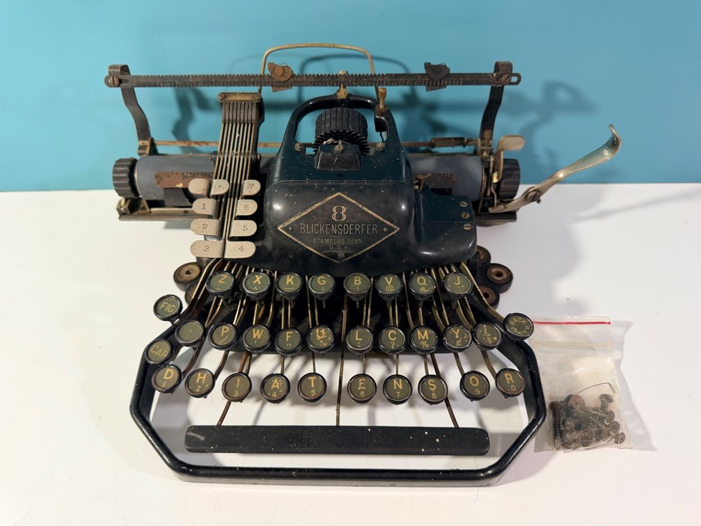 Antique Blickensderfer No. 8 Typewriter – Stamford, Conn. U.S.A.
