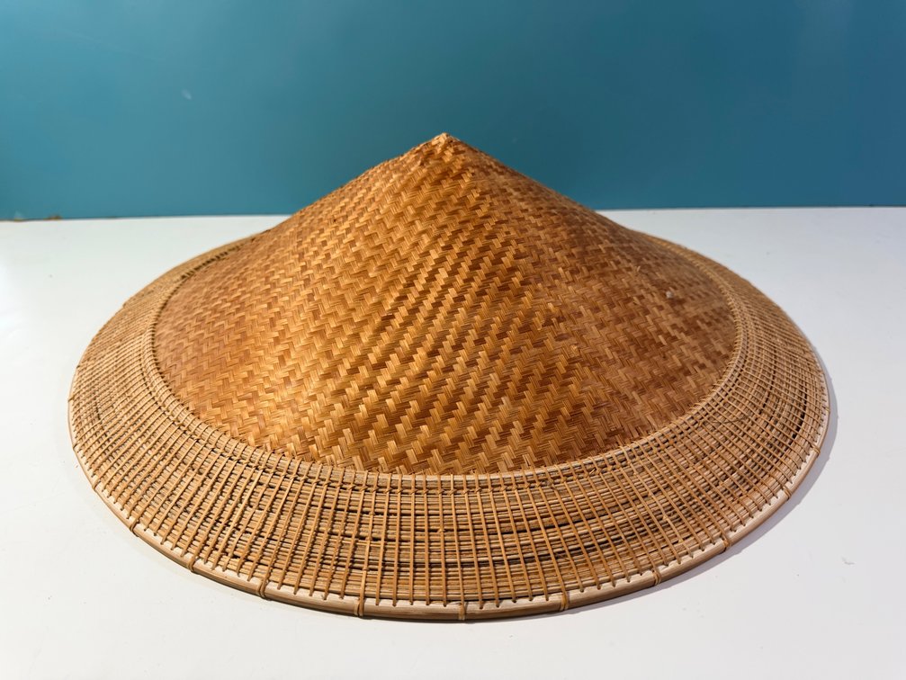 Woven Bamboo Conical Hat