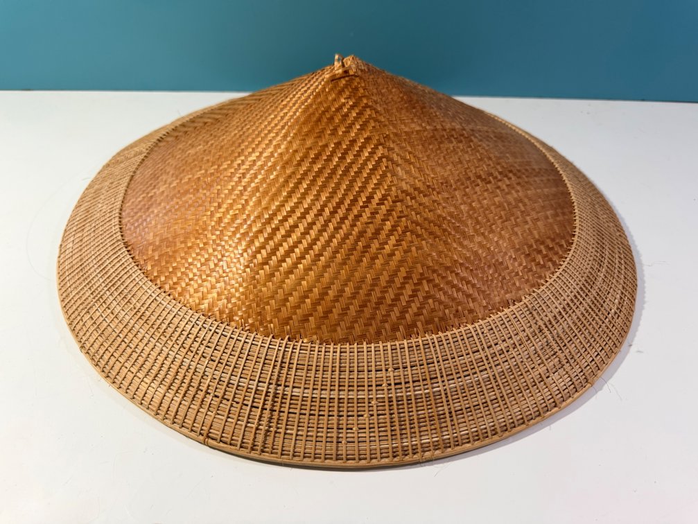 Woven Bamboo Conical Hat