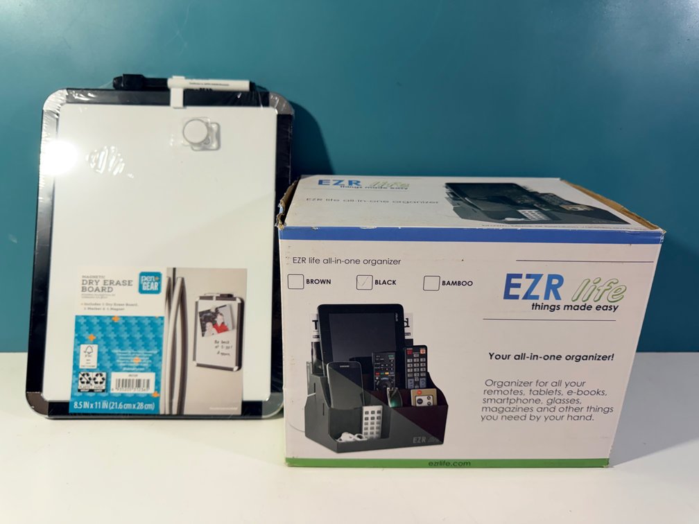 Magnetic Dry Erase Board and EZR Life Organizer
