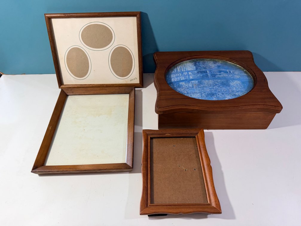 Wooden Frames & Decorative Storage Box