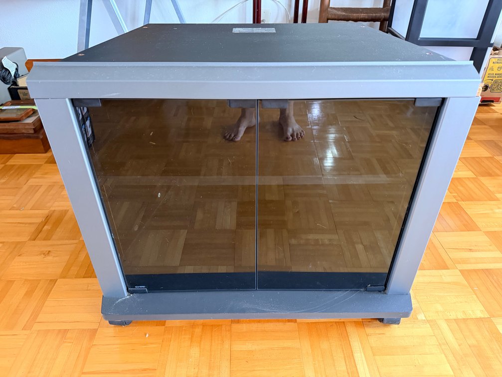 Sony TV Stand with Glass Doors
