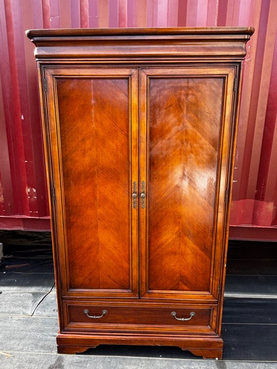 Traditional Wooden Armoire w/ Storage