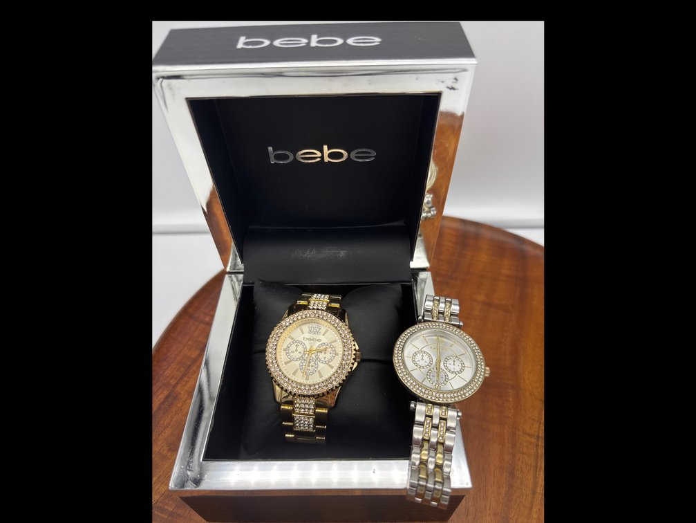 Two Bebe Ladies Watches