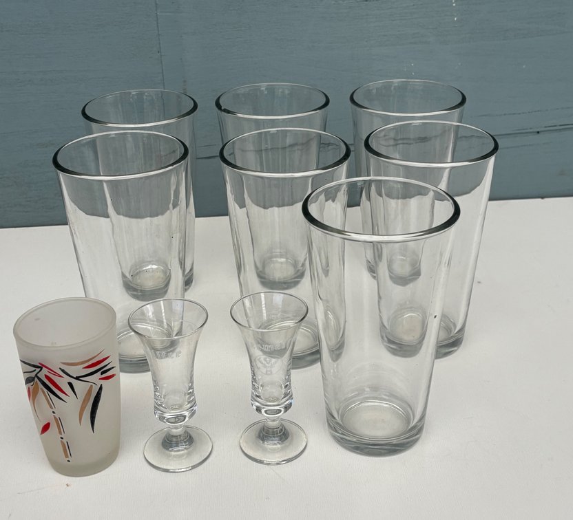 Assorted Bar Glasses
