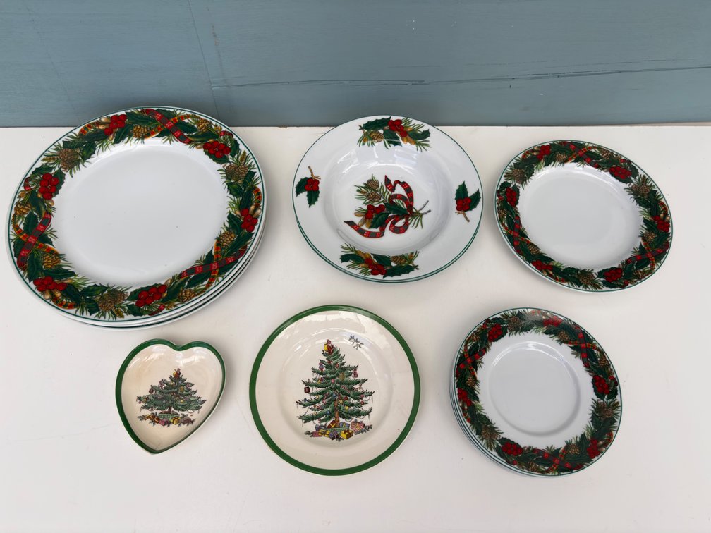 Kopin & Spode Holiday Dinnerware 