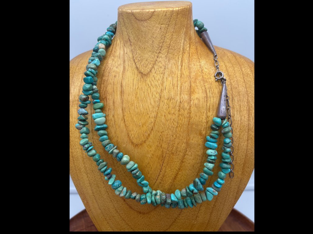 925 Sterling Silver & Turquoise Necklace