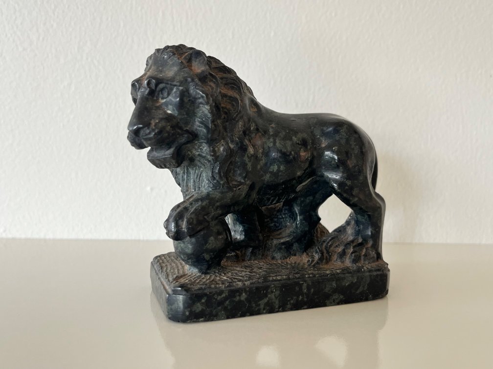 Stone Lion Sculpture