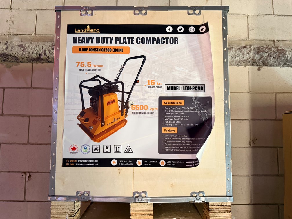 Landhero LDH-PC90 Heavy Duty Plate Compactor