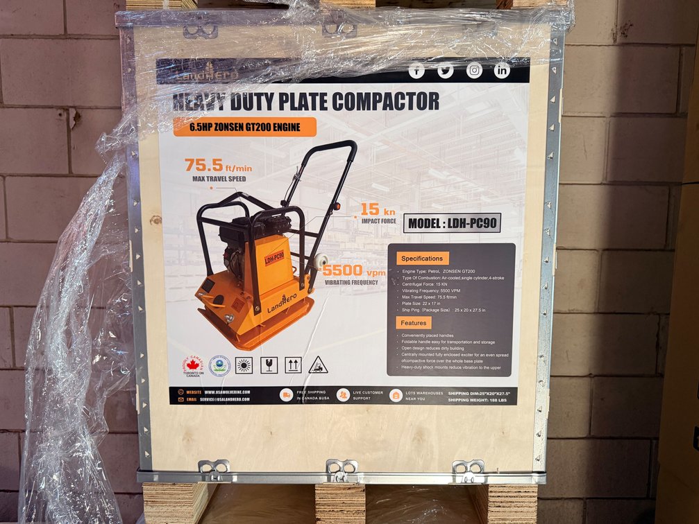 Landhero LDH-PC90 Heavy Duty Plate Compactor