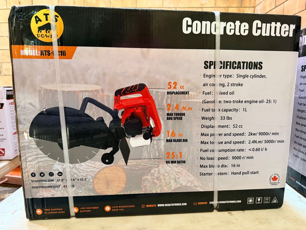 ATS ATS-CC16 Concrete Cutter