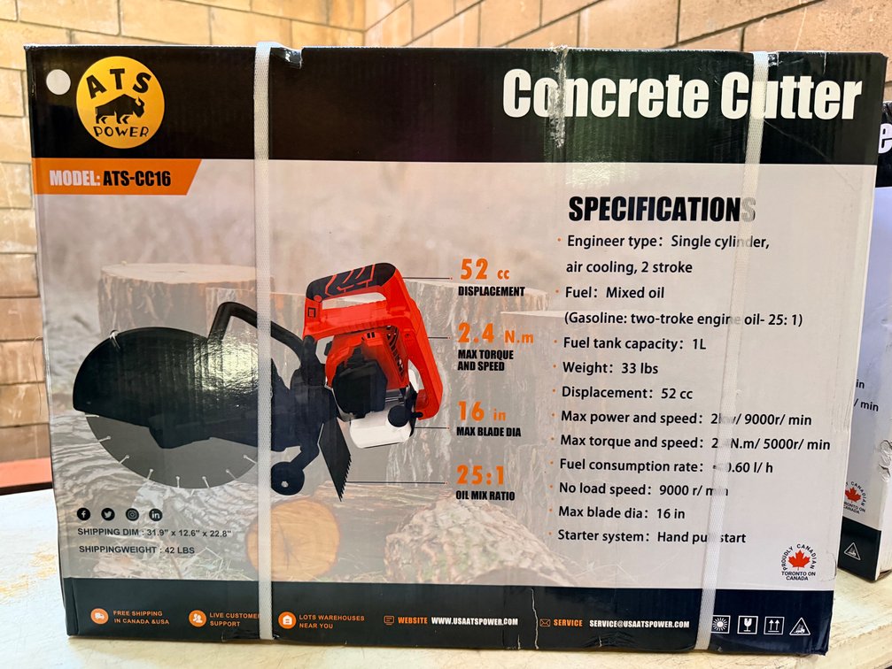 ATS ATS-CC16 Concrete Cutter