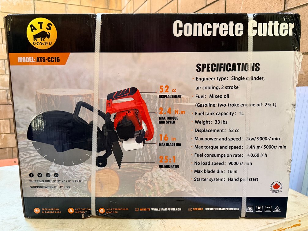 ATS ATS-CC16 Concrete Cutter