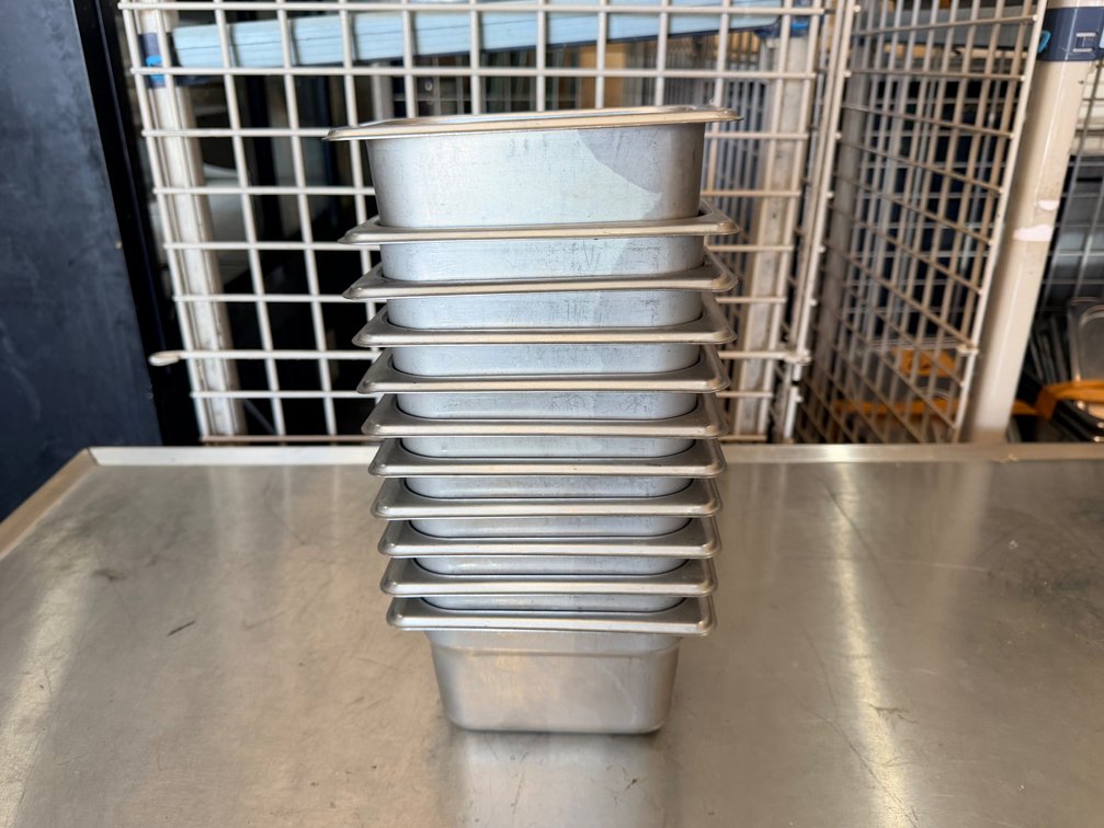 (X's 11) Stainless Steel Hotel Pans