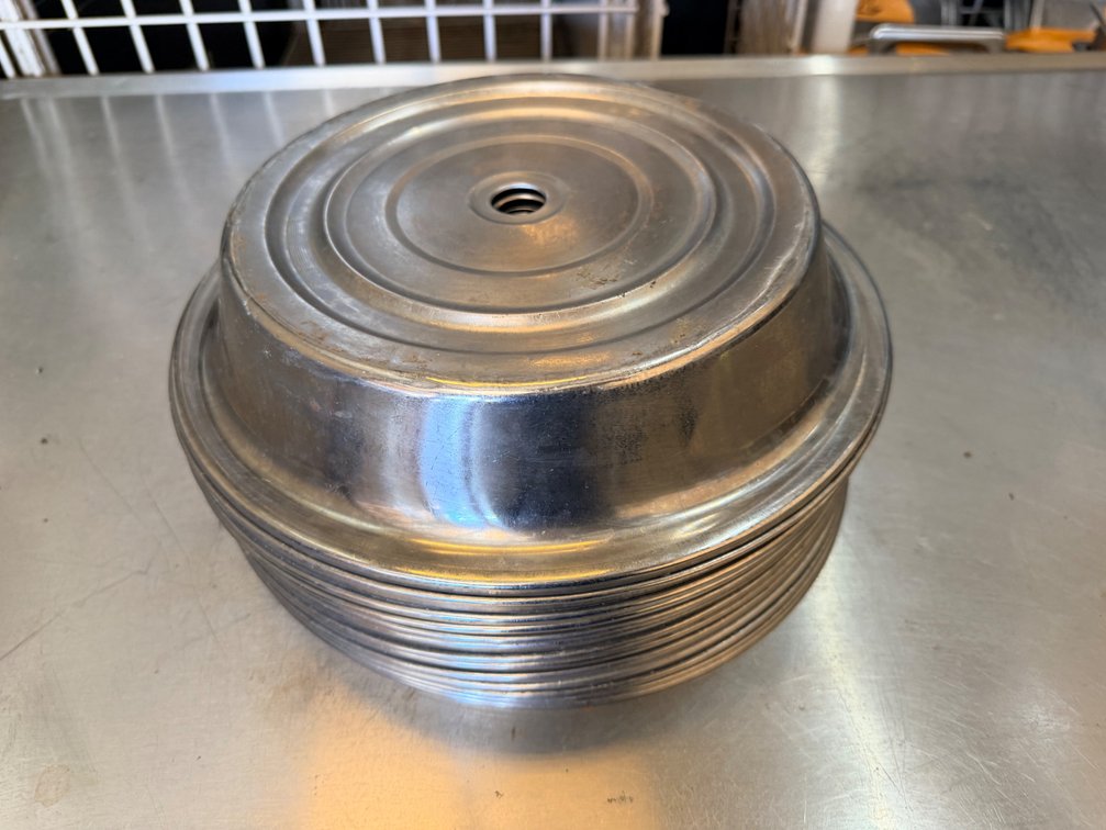 (X's 12) Stainless Steel Plate Covers