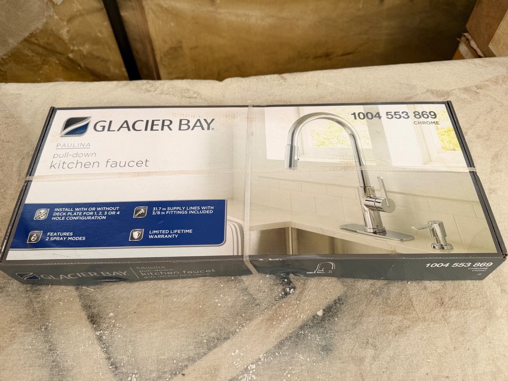 Glacier Bay Paulina Pull-Down Kitchen Faucet