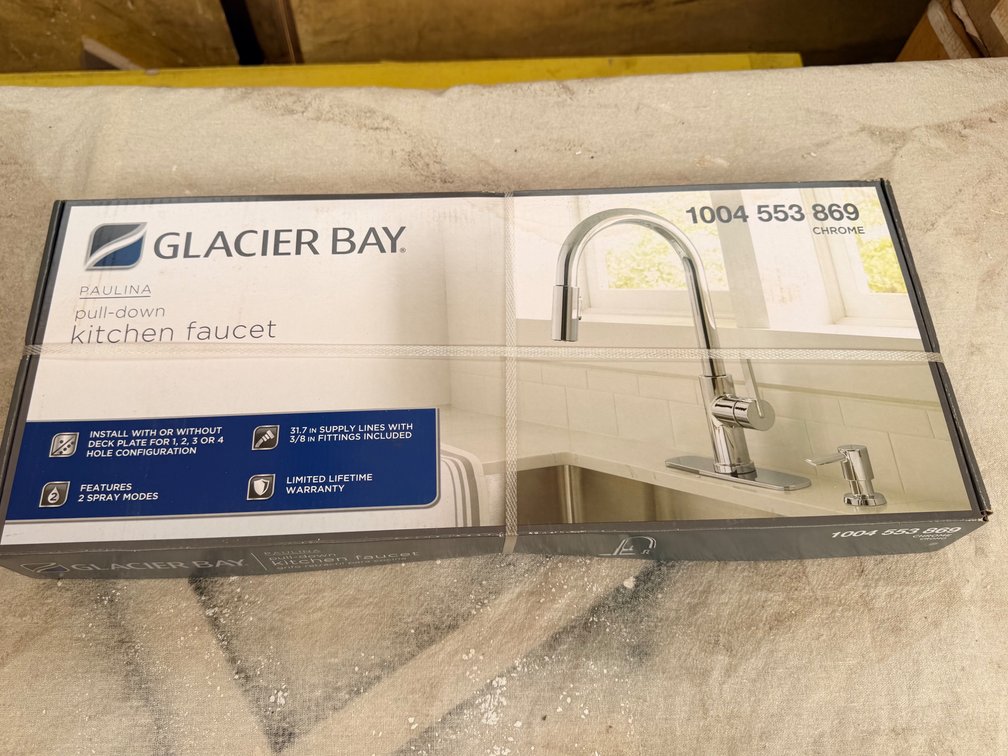 Glacier Bay Paulina Pull-Down Kitchen Faucet