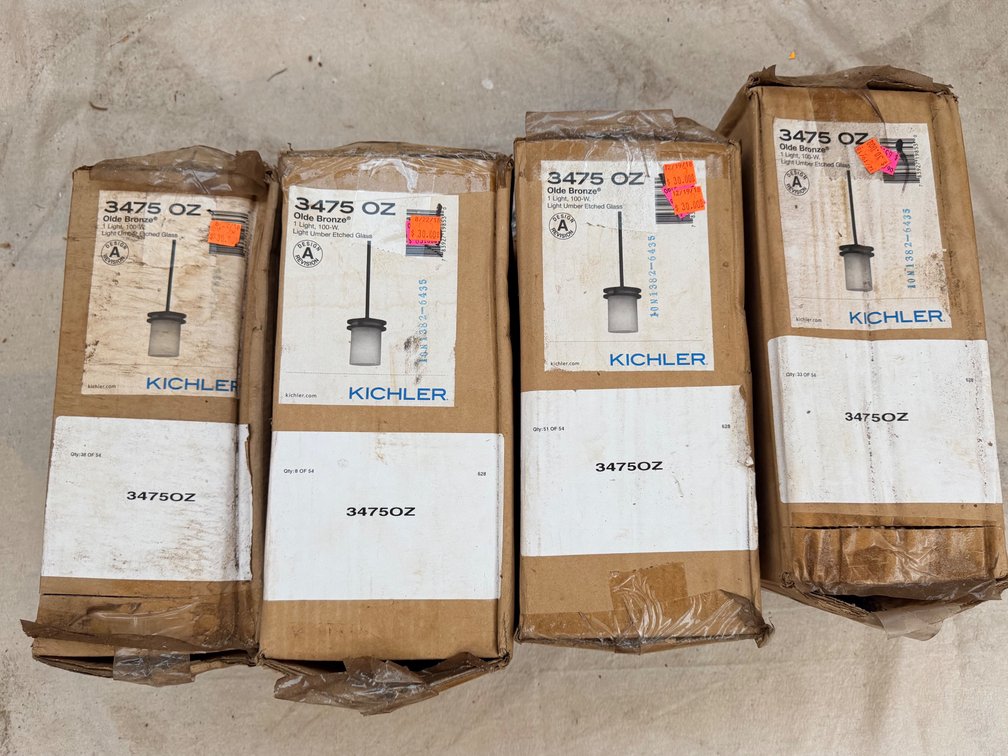(X's 4) Kichler 3475OZ Mini Pendant Lights
