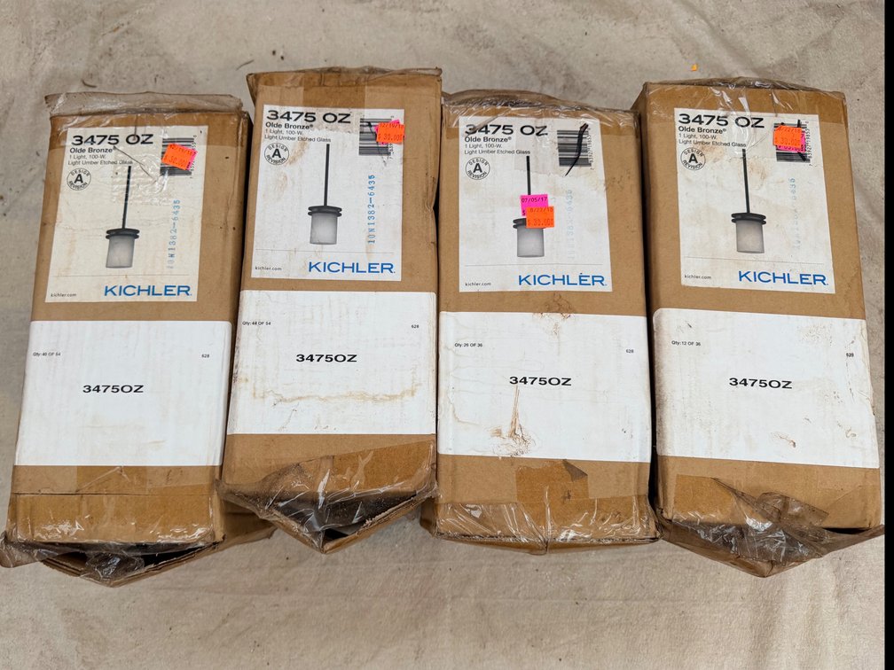 (X's 4) Kichler 3475OZ Mini Pendant Lights