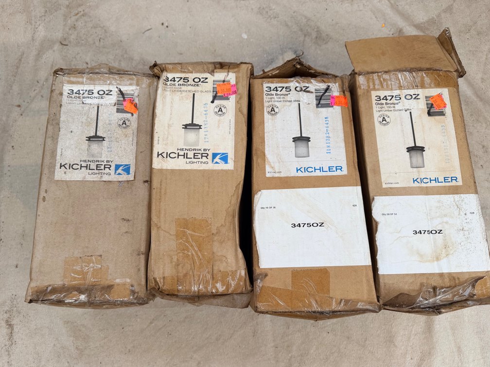 (X's 4) Kichler 3475OZ Mini Pendant Lights
