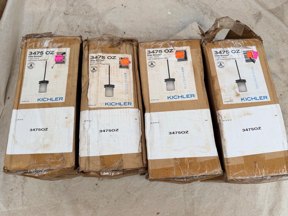 (X's 4) Kichler 3475OZ Mini Pendant Lights