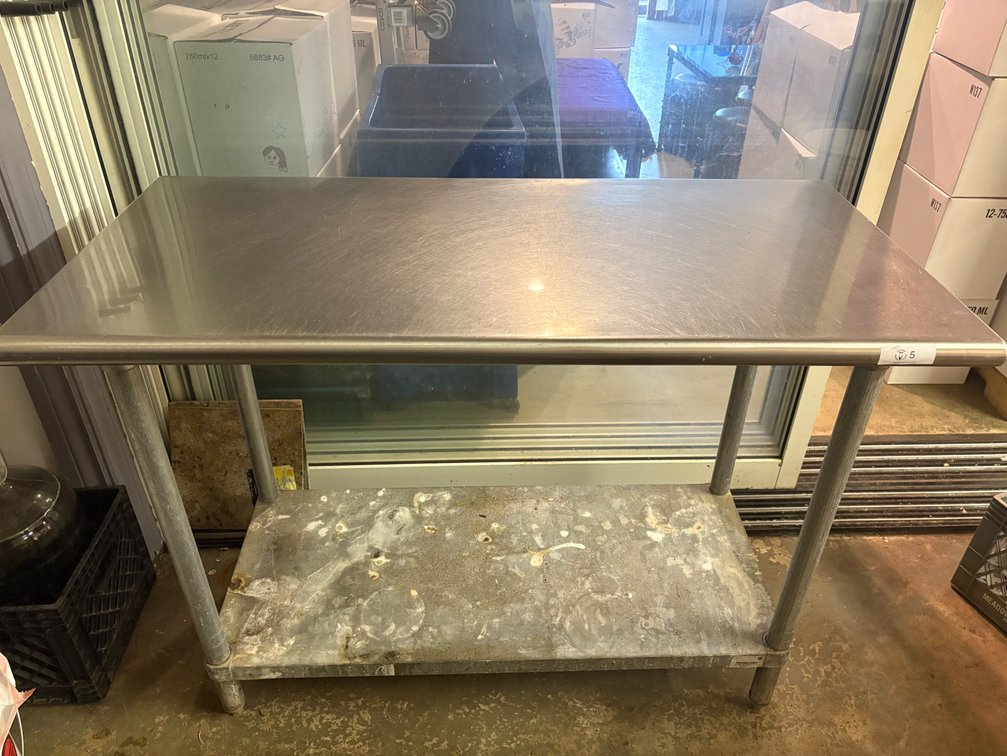 4' Stainless Steel Table