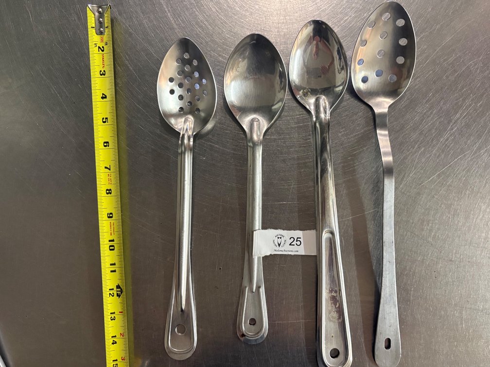 Lot of four Stainless Steel Spoons