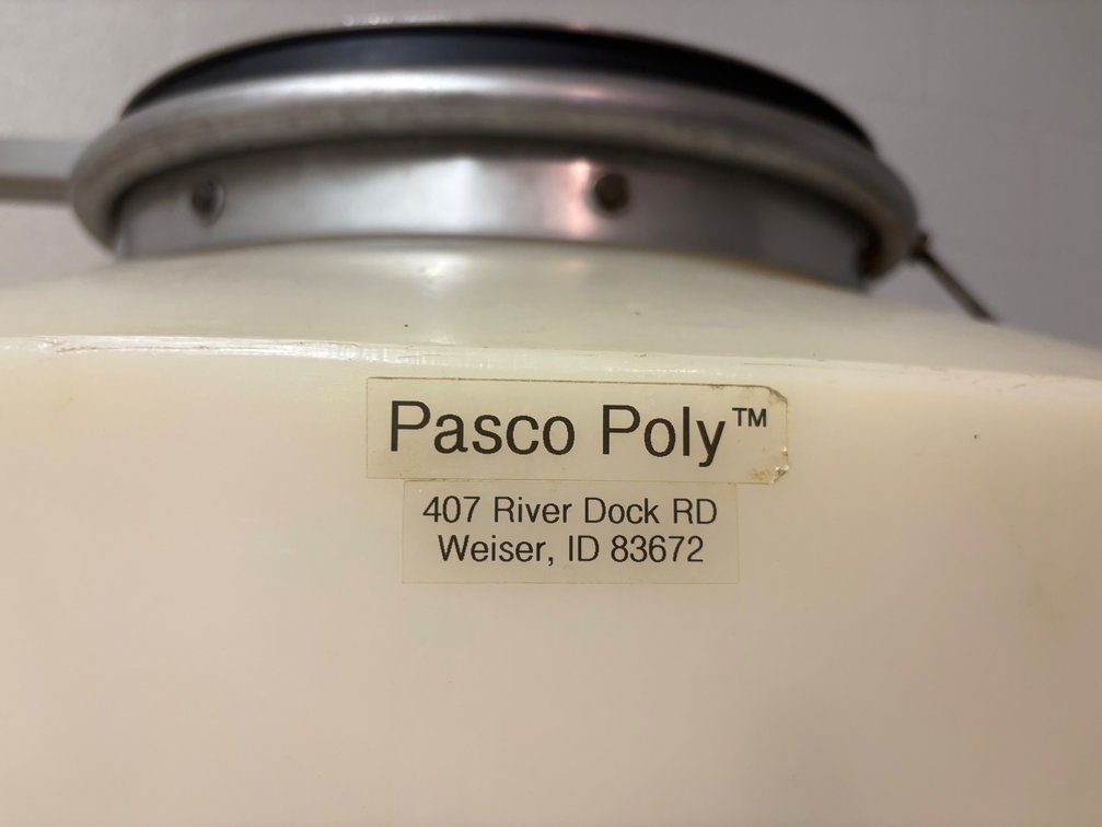 Pasko poly 225 gallon fermentation tank