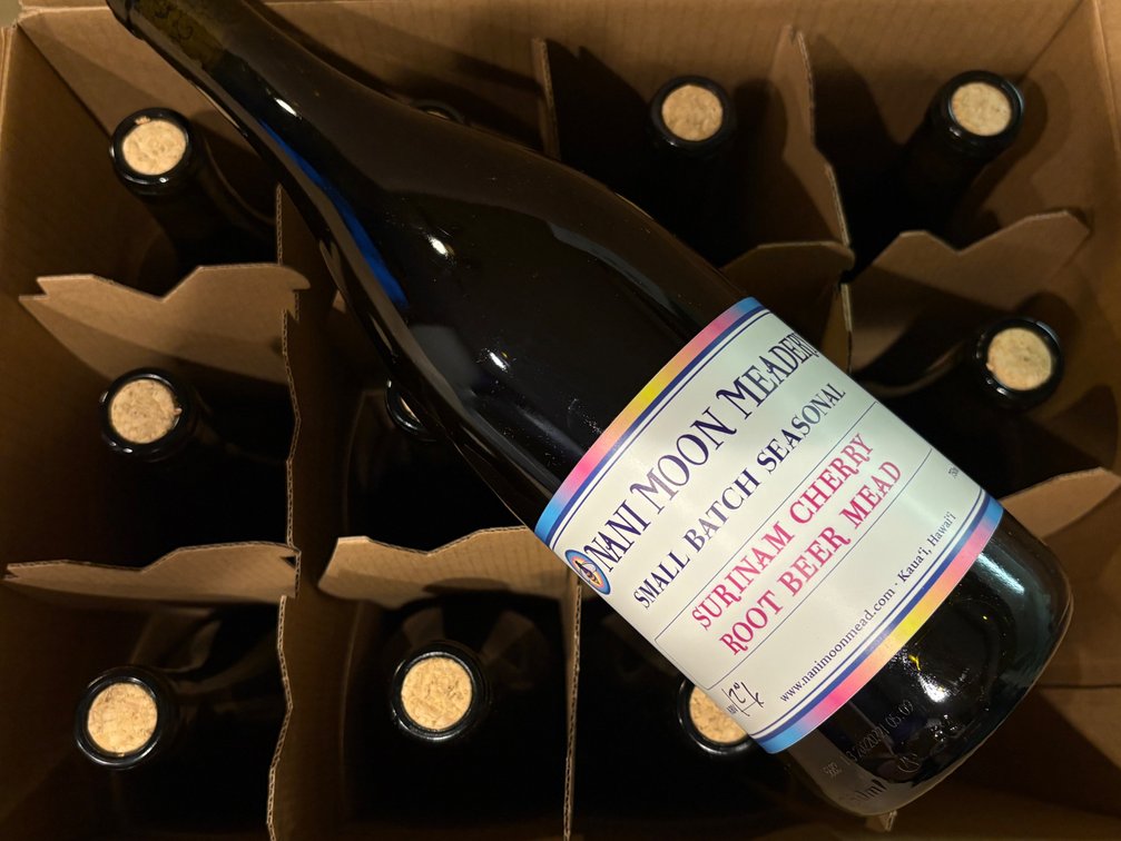 (X's 12) Surinam Cherry Root Beer Mead