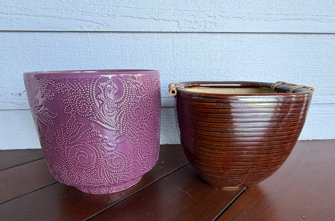 Two Decorative Ceramic Vessels