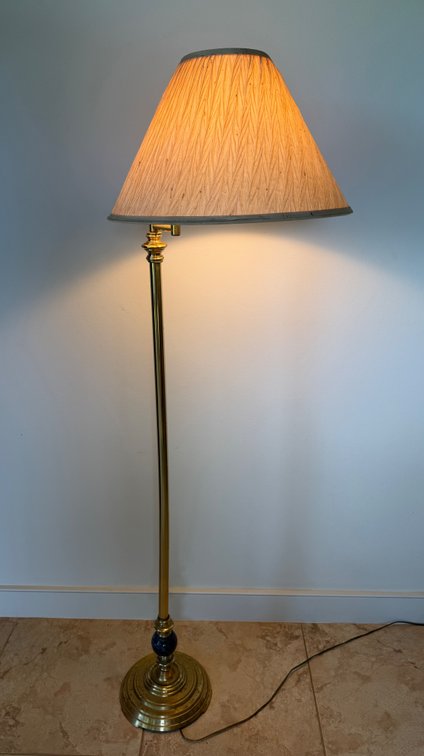 Tall Brass Floor Lamp