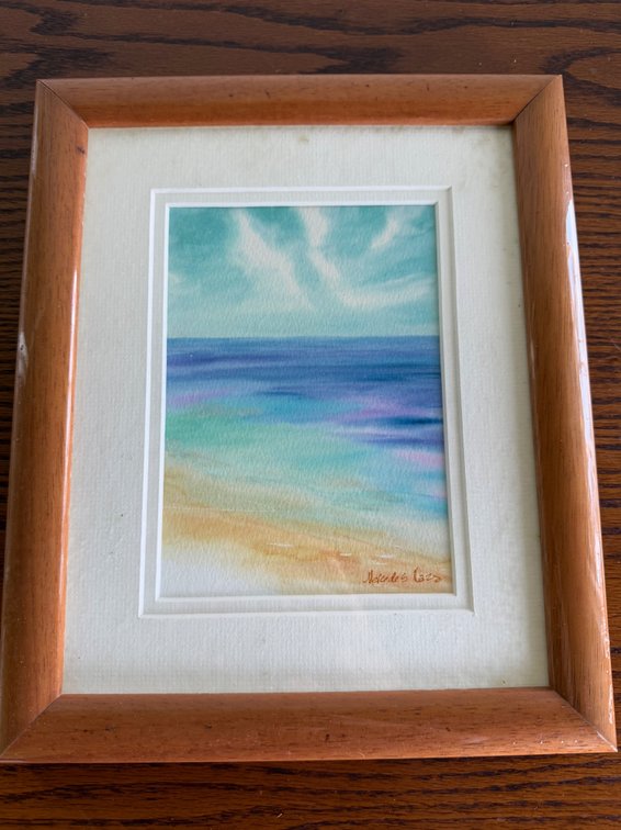 "Water's Edge Three" Art Print by Mercedes Maza
