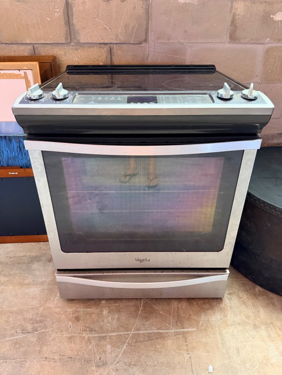 Whirlpool Electric Glass-Top Range - Needs Repair
