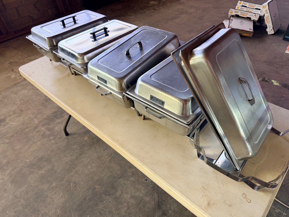 Commercial-Style Chafing Dishes Pieces - Not a Complete Set