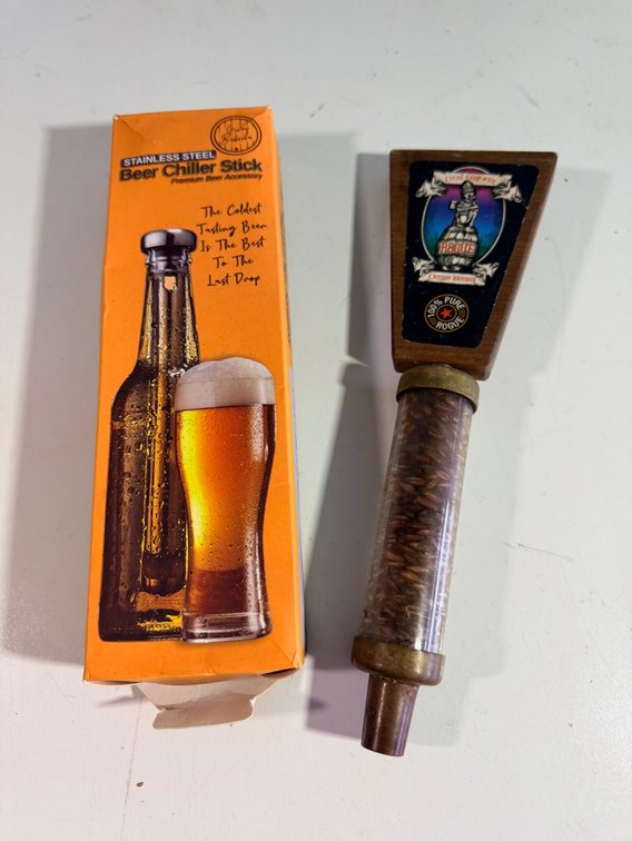 Beer Chiller Stick and Decorative Beer Tap Handle