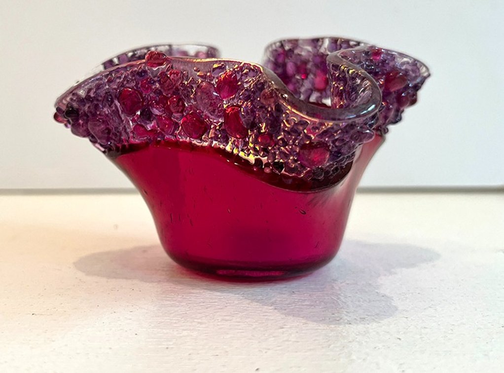 Handblown Votive Candle Holder