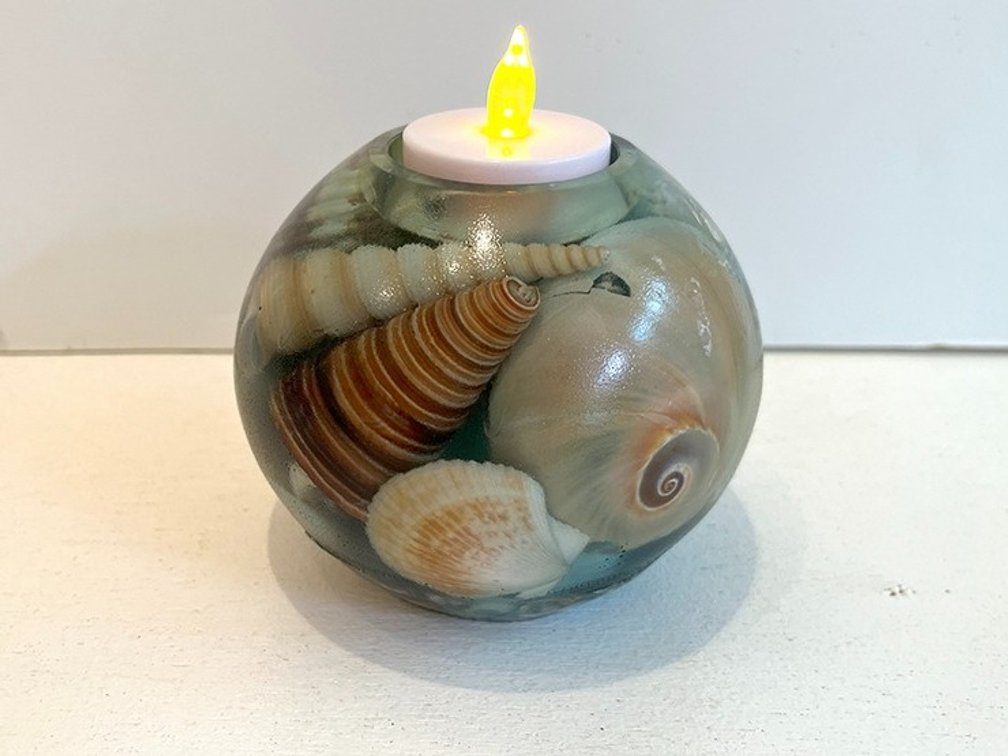 Shell Votive Candle Holder