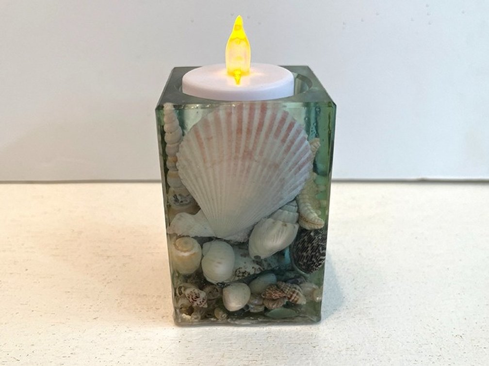 Shell Votive Candle Holder