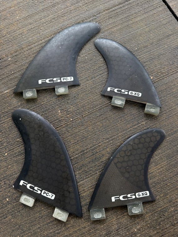 Set of FCS Surfboard Fins