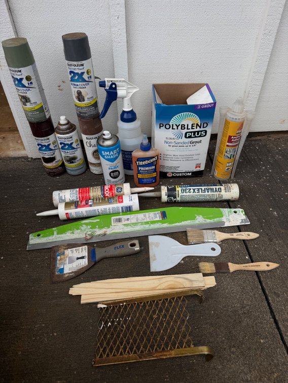 Assorted Painting and DIY Supplies