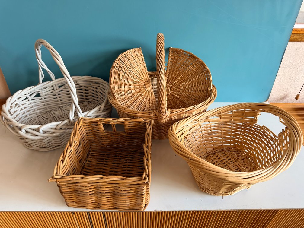 Assorted Wicker Basket Group